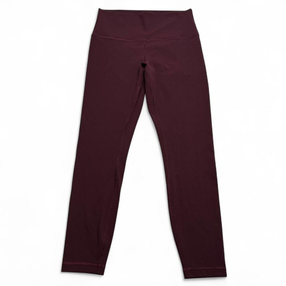 Lululemon Burgundy Activewear Leggings Size 8 gorpcore